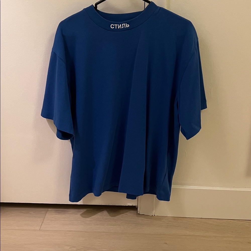 Heron Preston Blue Tee size XL